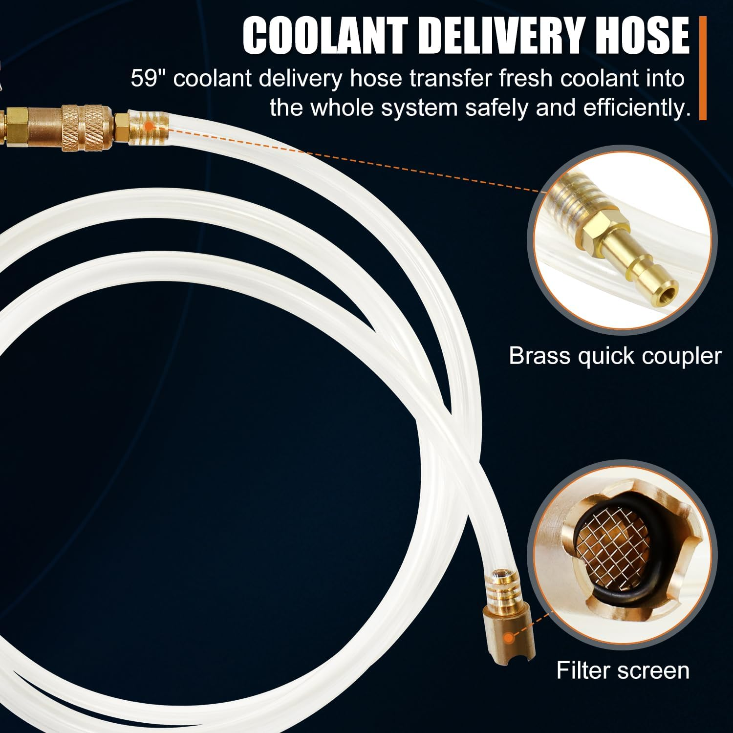 Automotive Radiator Coolant Vacuum Refill Tool Kit, Engine Cooling System Vacuum - Image 4