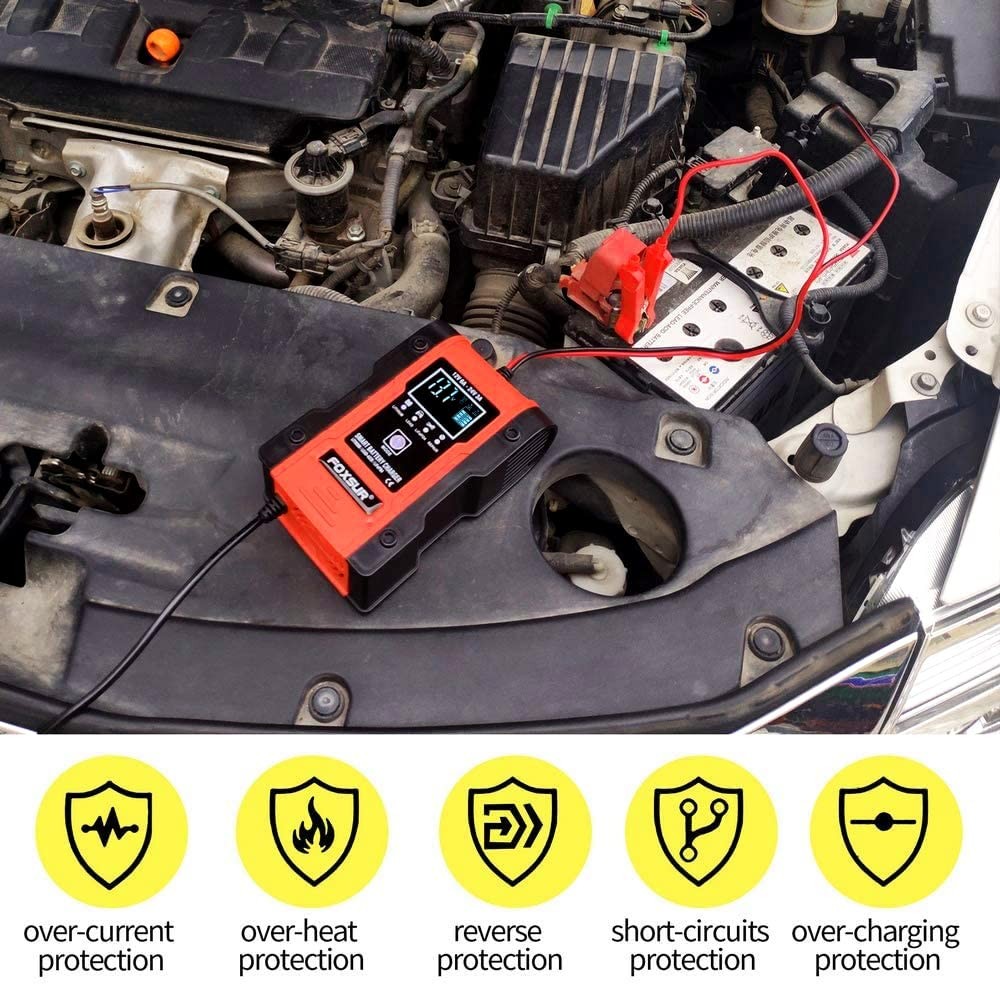 Automotive Battery Charger 12V 6A - 24V 3A Multi-Function Smart Charger Maint... - Image 5