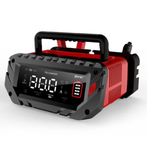 30Amp Smart Car Battery Charger, 12V/24V Automotive Charger, Battery Maintainer