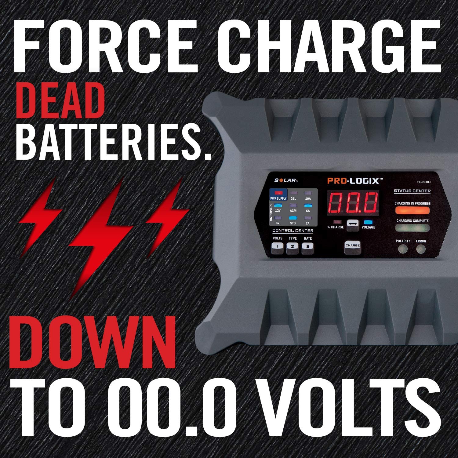 Clore Automotive PL2310 10-Amp Fully-Automatic Smart Charger 6V and 12V Batt... - Image 3