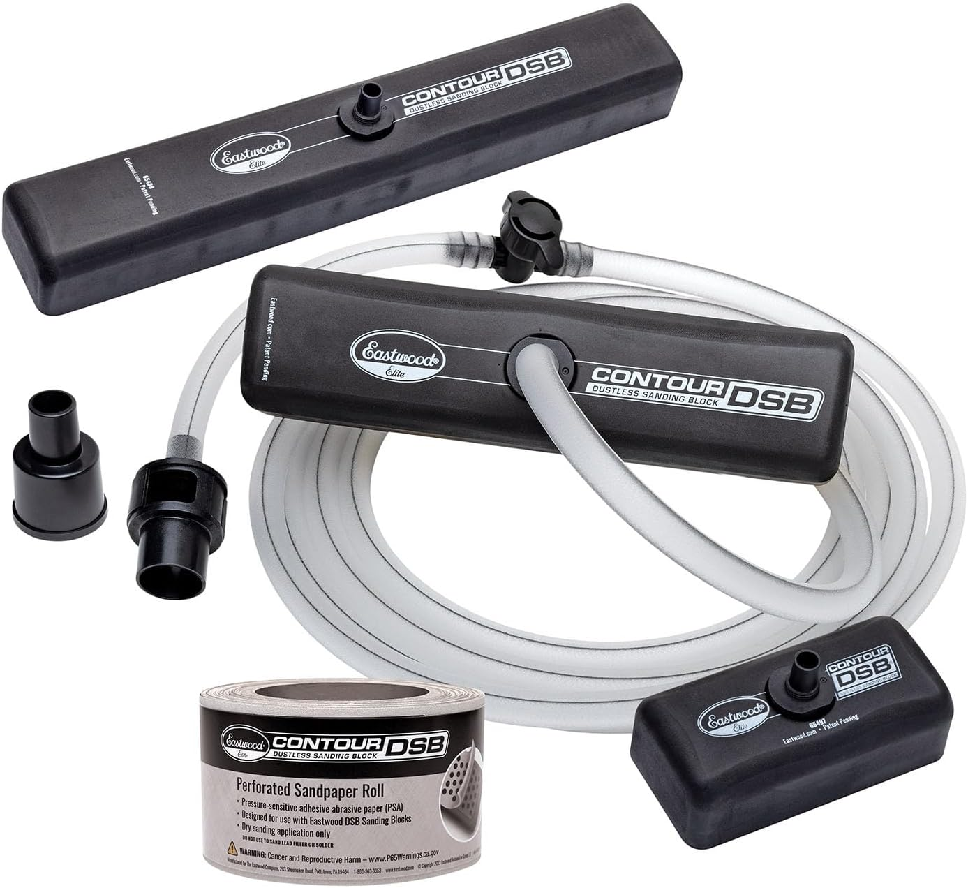 Elite Contour DSB Dustless Auto Body Sanding Block Kit | DIY Automotive Sanding