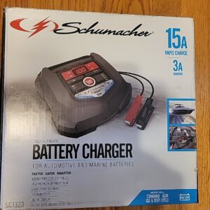 CARGADOR RÁPIDO SC1323 15A PARA BATERÍAS AUTOMOTRICES Y MARINAS, TOTALMENTE AUTOMÁTICO-