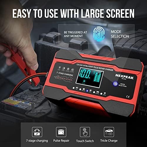 Smart Battery Charger Automatic Maintainer 12V 24V Car Truck Marine - Image 3