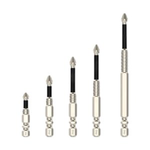 5Pcs Screwdriver Drill Insert Bits for Automotive Maintenance Fixing DIY Use