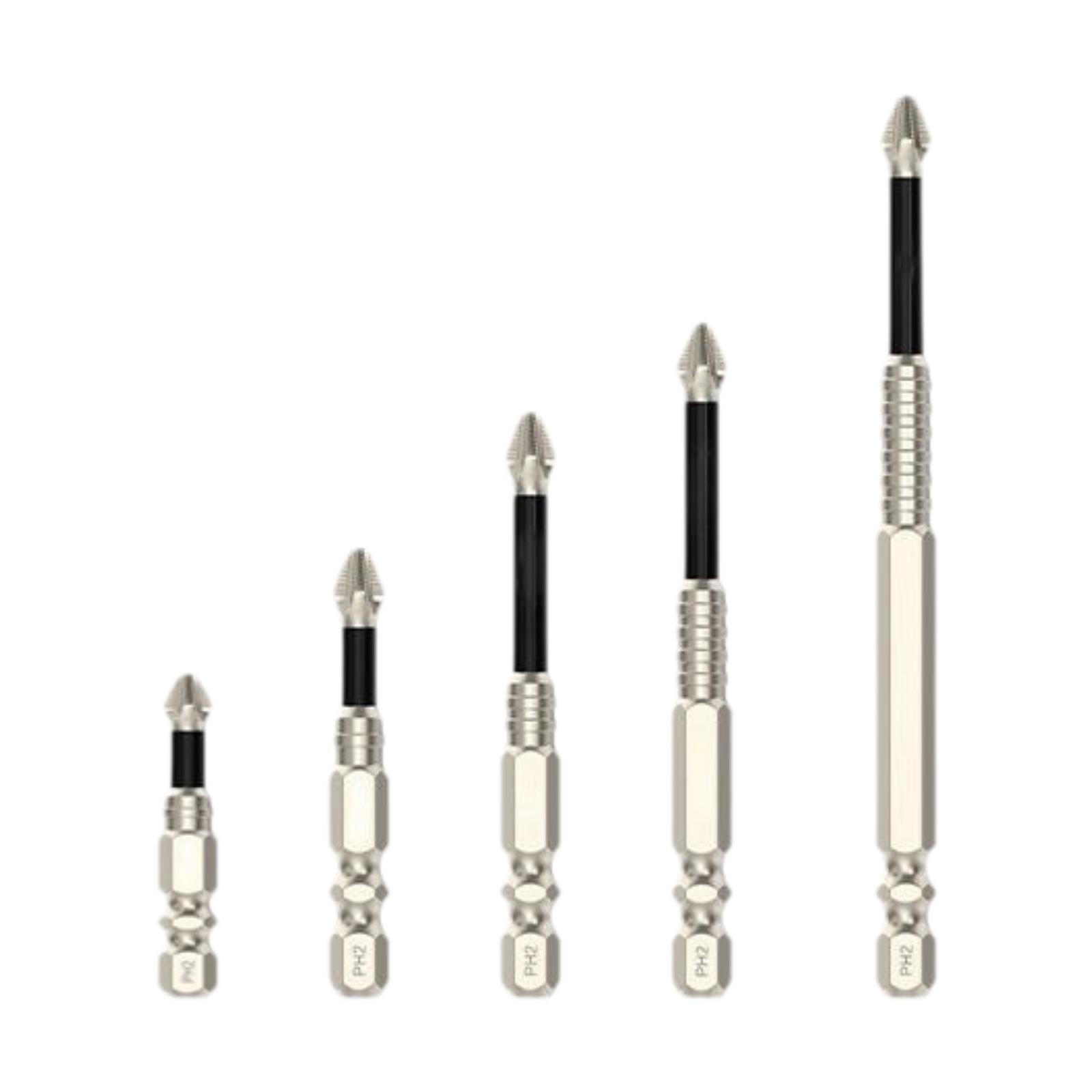 5Pcs Screwdriver Drill Insert Bits for Automotive Maintenance Fixing DIY Use