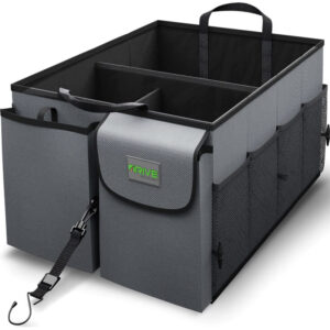 Drive Auto Car Trunk Organizer - Collapsible, Multi-Compartment Automotive SUV C