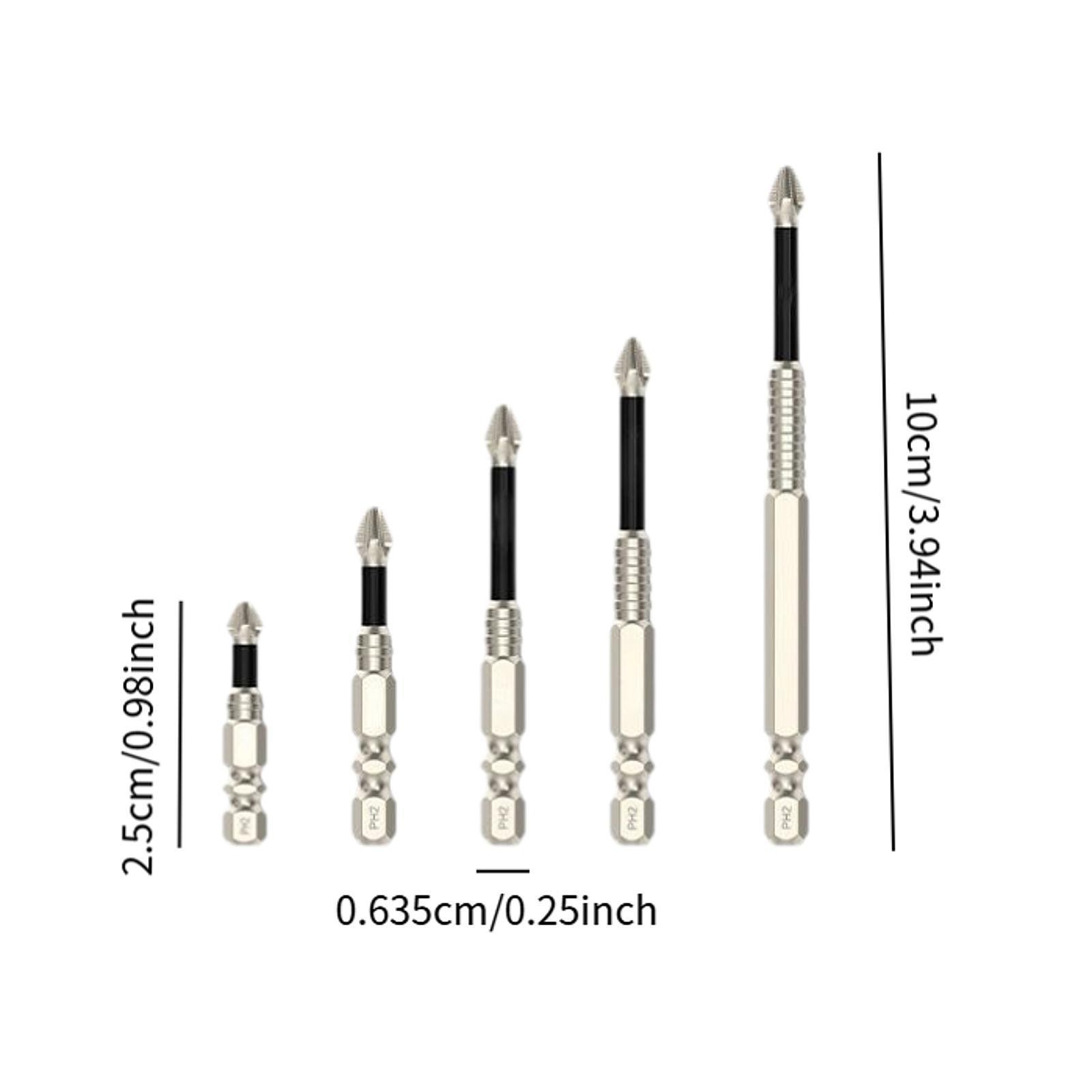5Pcs Screwdriver Drill Insert Bits for Automotive Maintenance Fixing DIY Use - Image 4