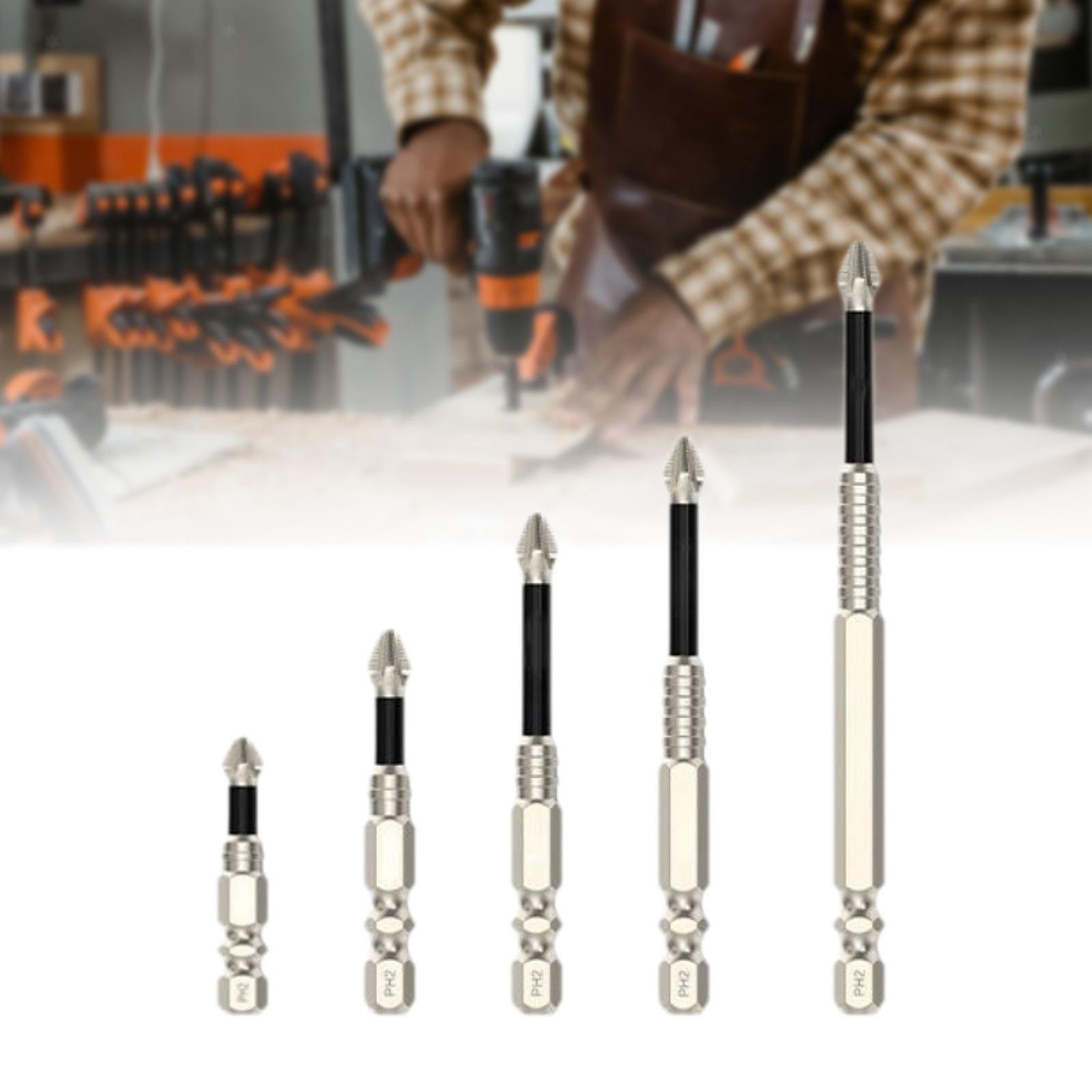 5Pcs Screwdriver Drill Insert Bits for Automotive Maintenance Fixing DIY Use - Image 5