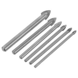 6 Pcs Automotive Windscreen Tool Car Windshield Repair Drill Bits