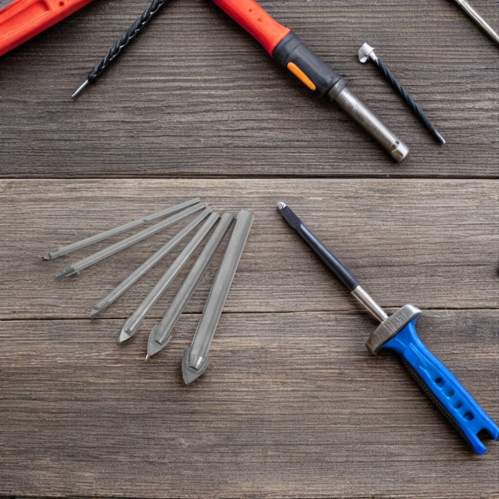6 Pcs Automotive Windscreen Tool Car Windshield Repair Drill Bits - Image 3