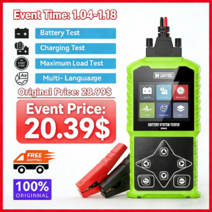2026 Car Battery Tester Battery Load Tester Analyzer Tool Cranking Test 12V/24V