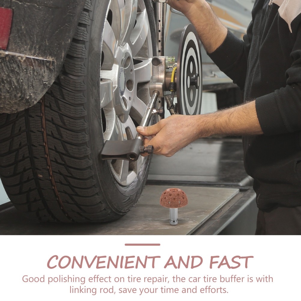 Car Tire Grinding Head Wheel Tool Buffing with Linking Rod Repair - Image 3