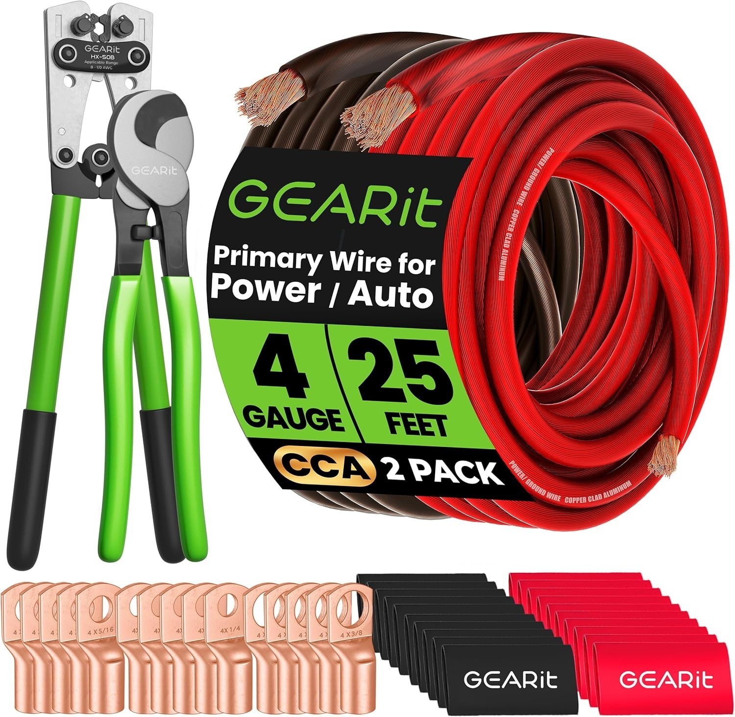 All-in-One Automotive & Electrical Ground Wire Kit with Tools & Accessories - Image 3