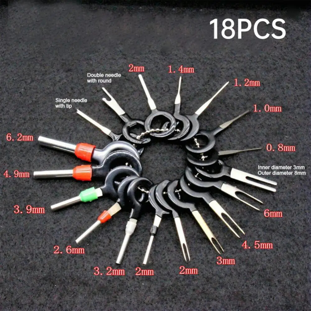 Durable Automotive Wire Terminal Removal Tool Car Wiring Crimp Connector Pin Kit - Image 2