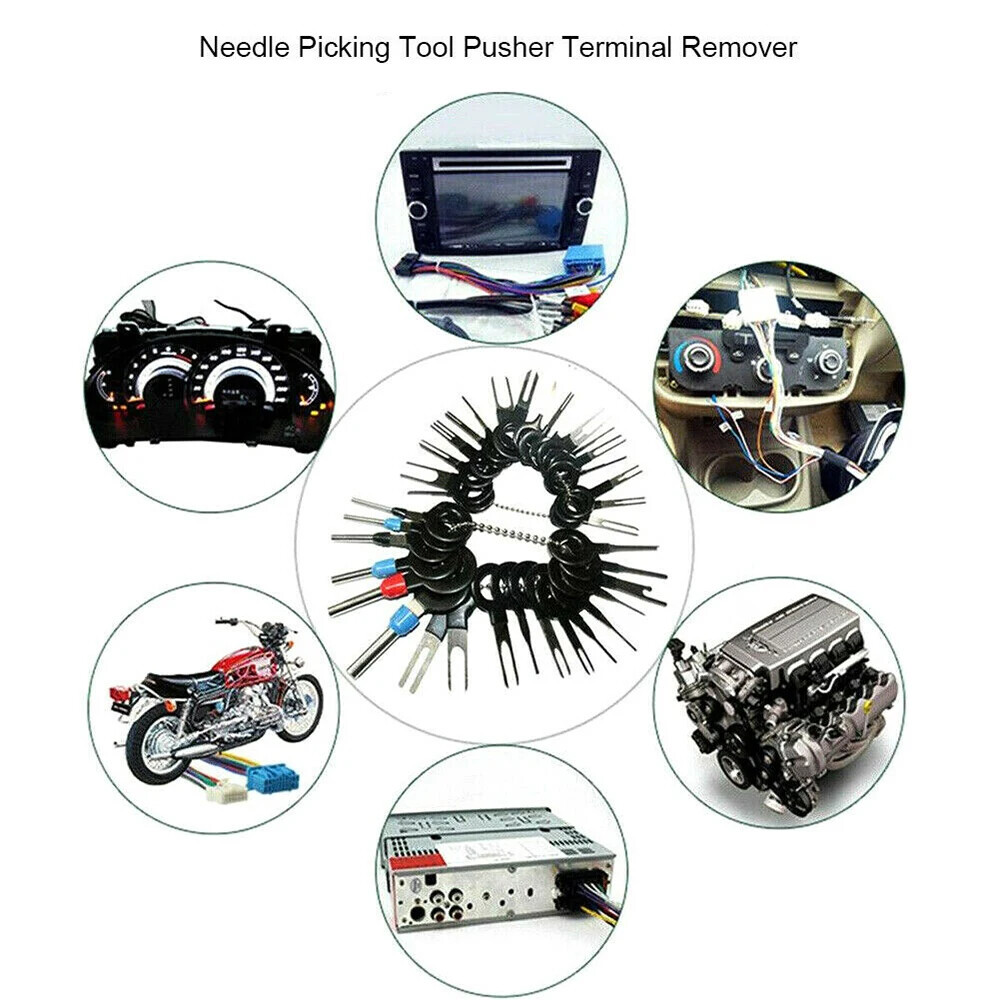 Durable Automotive Wire Terminal Removal Tool Car Wiring Crimp Connector Pin Kit - Image 3