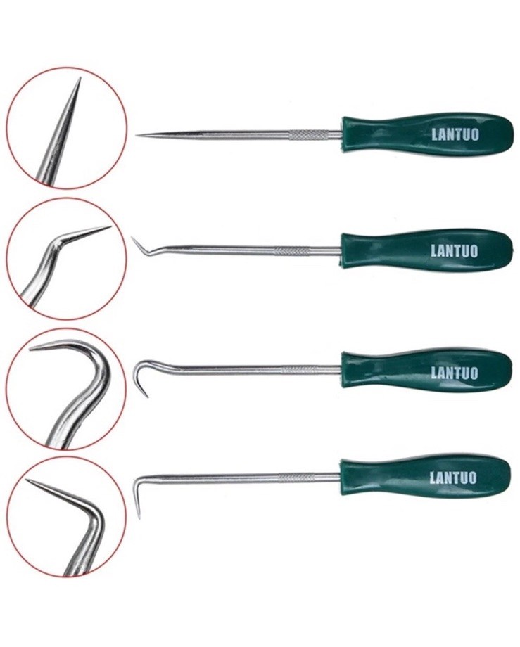 4Pcs Oil Seal Screwdrivers Set Pick Hook Hand Tools - Image 3