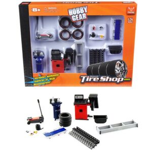Phoenix Toys 18422 Repair Tire Shop Accessories Tool Set for 1/24 Scale Models