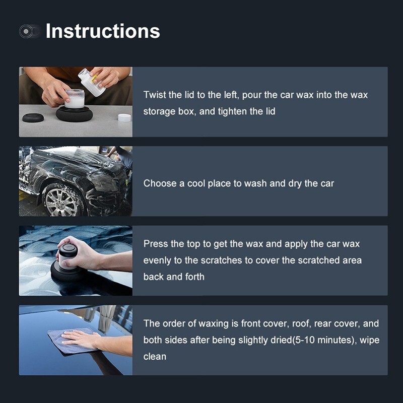Car Polisher Cleaning and Polishing Waxing Machine,Surface Paint Care Scratch - Image 4