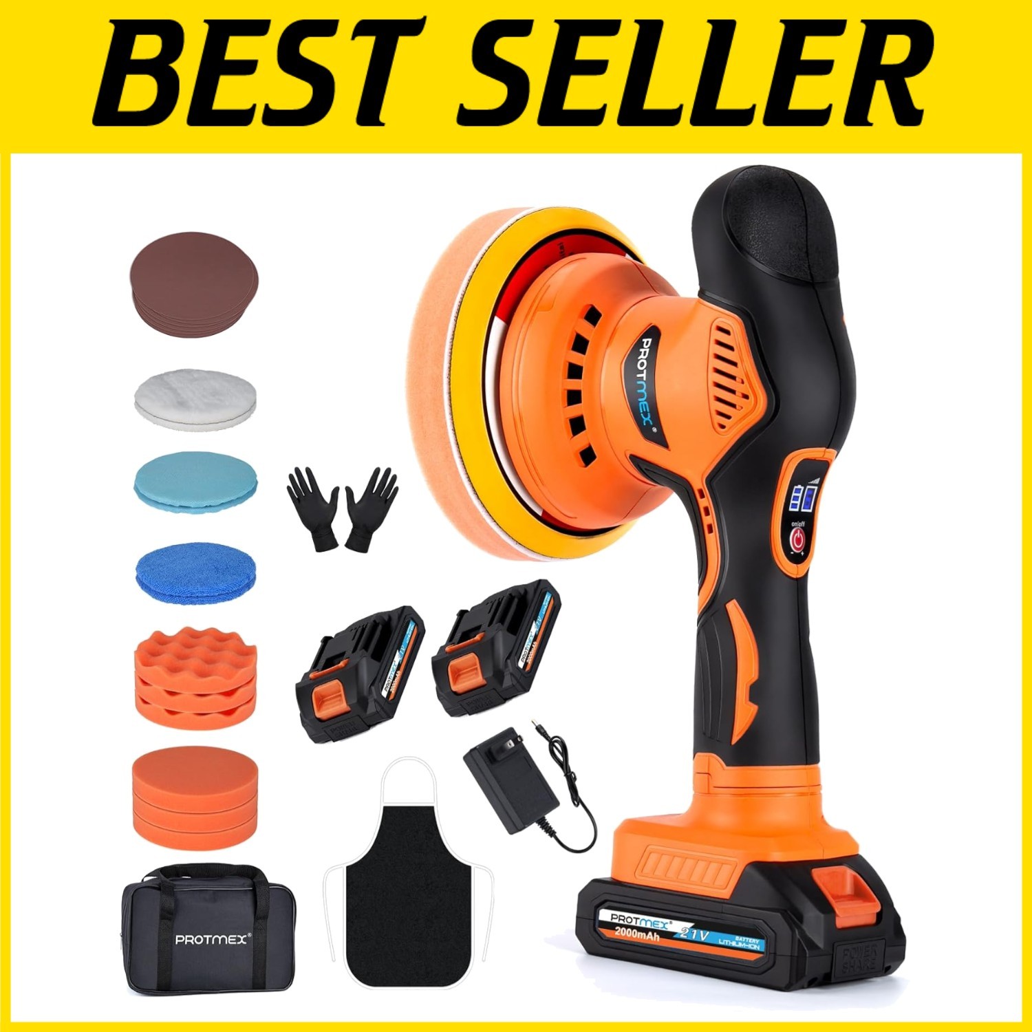 Eccentric Polisher Machine w/ Attachments