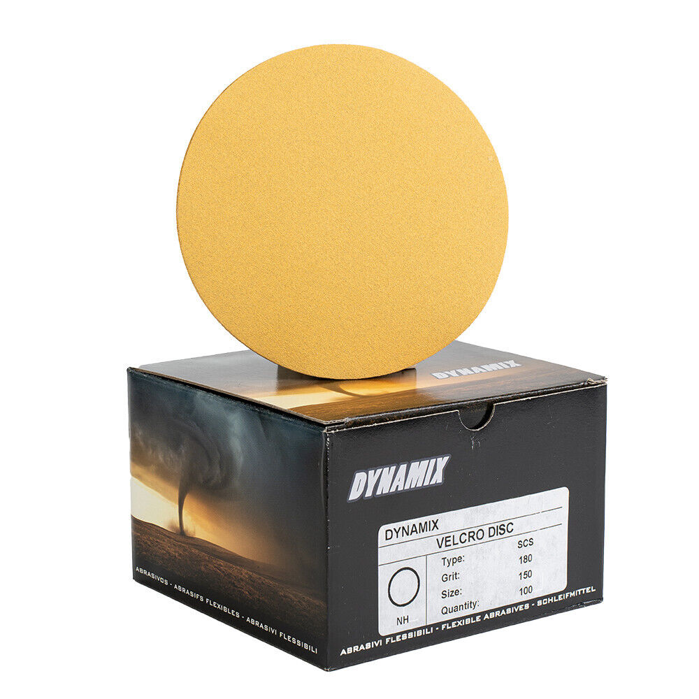 DYNAMIX Hook & Loop 6'' Sanding Discs, Orbital DA Sander Paper Pads