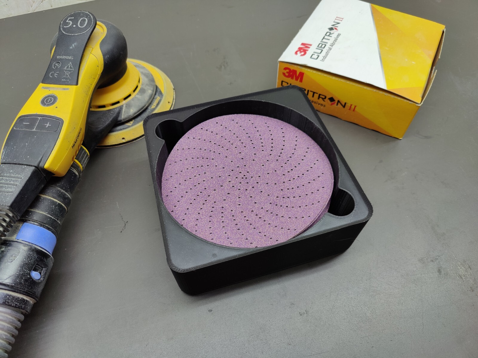 Orbital Sandpaper Holder, 5" (125mm) - Image 3
