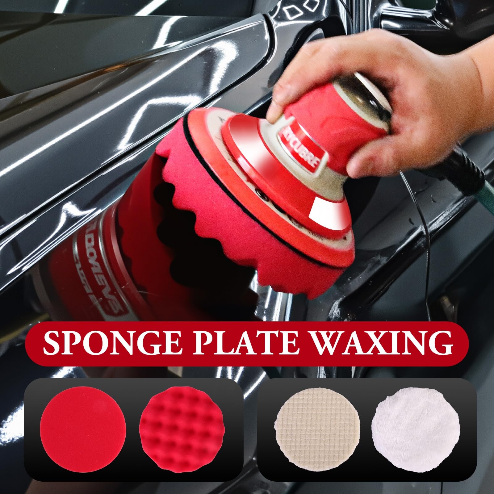 5/6 Inch Pneumatic Orbital Air Sander High-Speed DA Sander for auto body/Idea... - Image 5