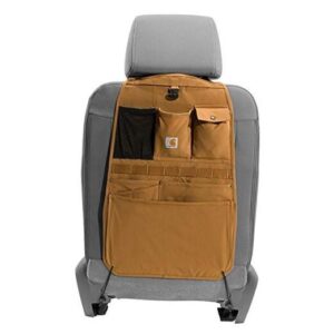 Universal Nylon Duck Canvas Automotive Seat Organizer Carhartt Brown