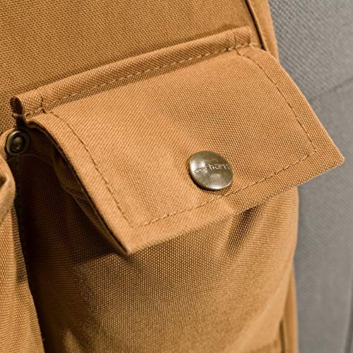 Universal Nylon Duck Canvas Automotive Seat Organizer Carhartt Brown - Image 2
