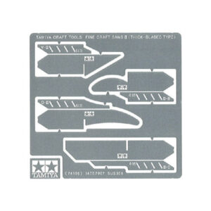 Tamiya Craft Tools #105 FINE CRAFT SAWS (THICK-BLADED) Thickness 0.15mm #74105