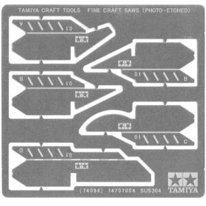 Tamiya Photo Etched Craft Saw - 74094