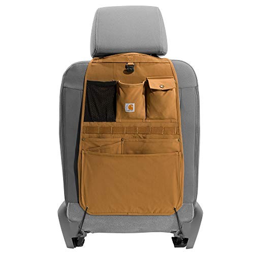 Universal Nylon Duck Canvas Automotive Seat Organizer Carhartt Brown - Image 5
