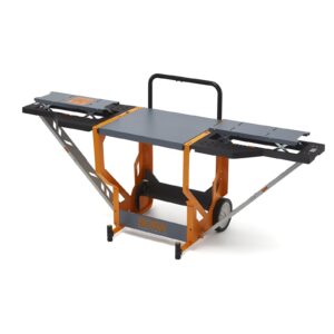 Bora Portamate Miter Saw Stand Work Station | Mobile Rolling Table Top Workbenc