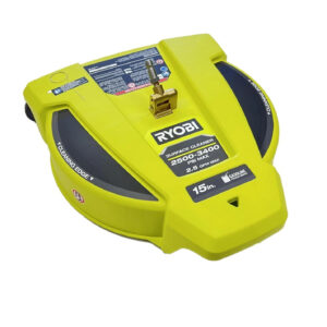 RYOBI 15" 3400 PSI Gas Pressure Washer Surface Cleaner w/Caster Wheels RY31SC15