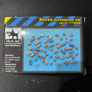 Black Dog 1/72 Various Wooden Boxes and Crates Accessories Set [Diorama] T72026