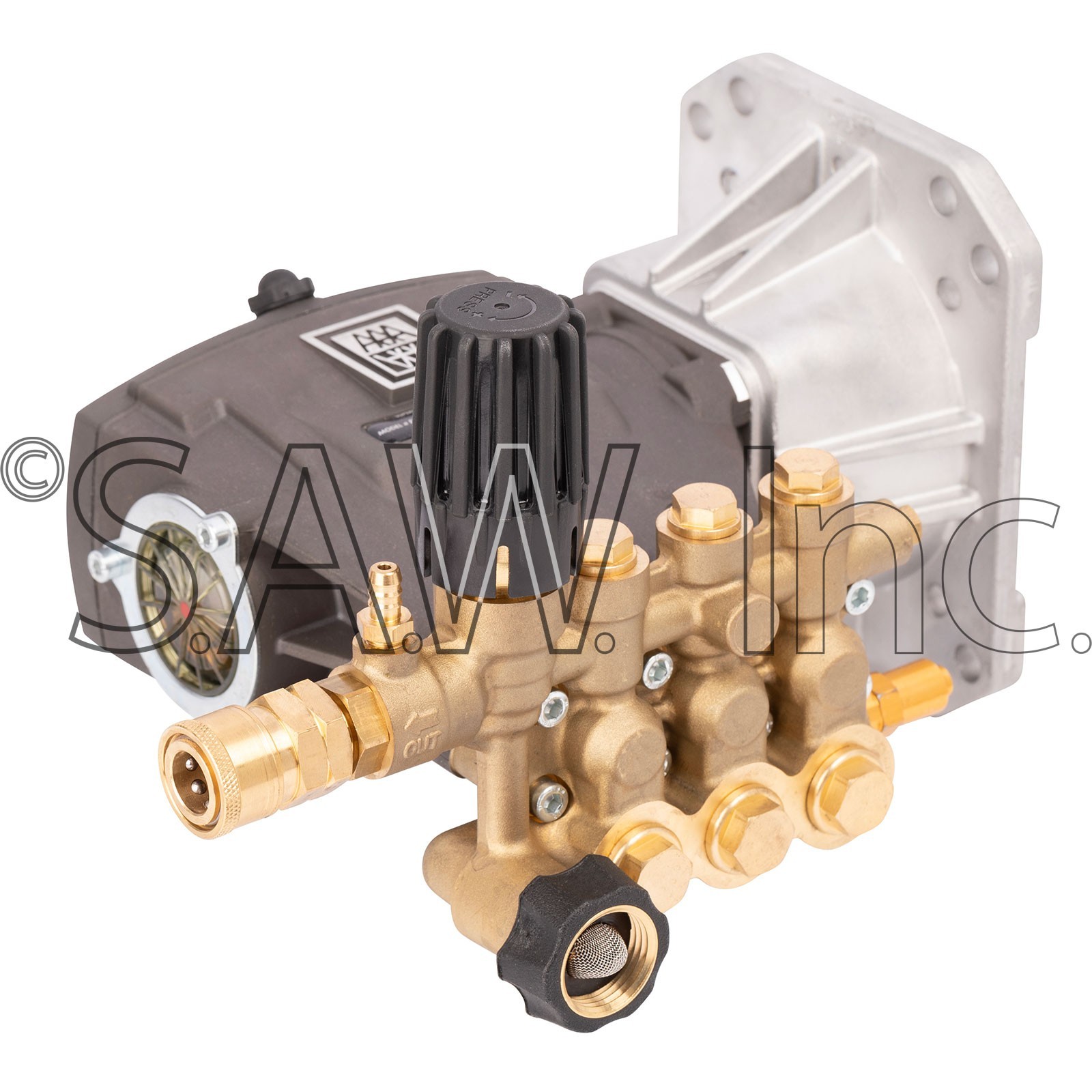 EW4040 AAA Pressure Washer Pump 4.0 GPM @ 4400 PSI Static 1 Inch Hollow Shaft - Image 5