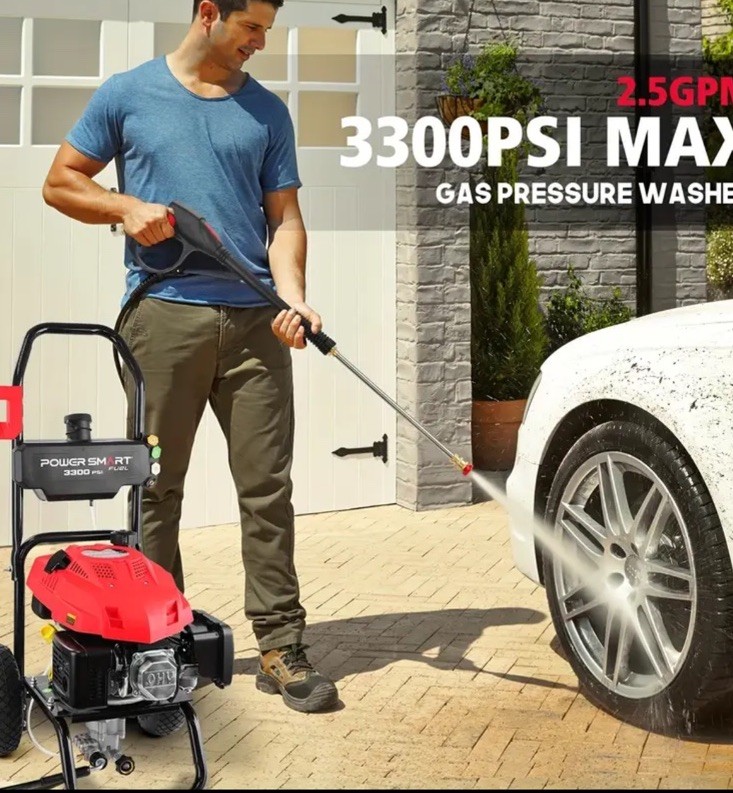 PowerSmart 3500 PSI Gas Pressure Washer With 2.5 GPM Flow Rate, 3800W Power - Image 4
