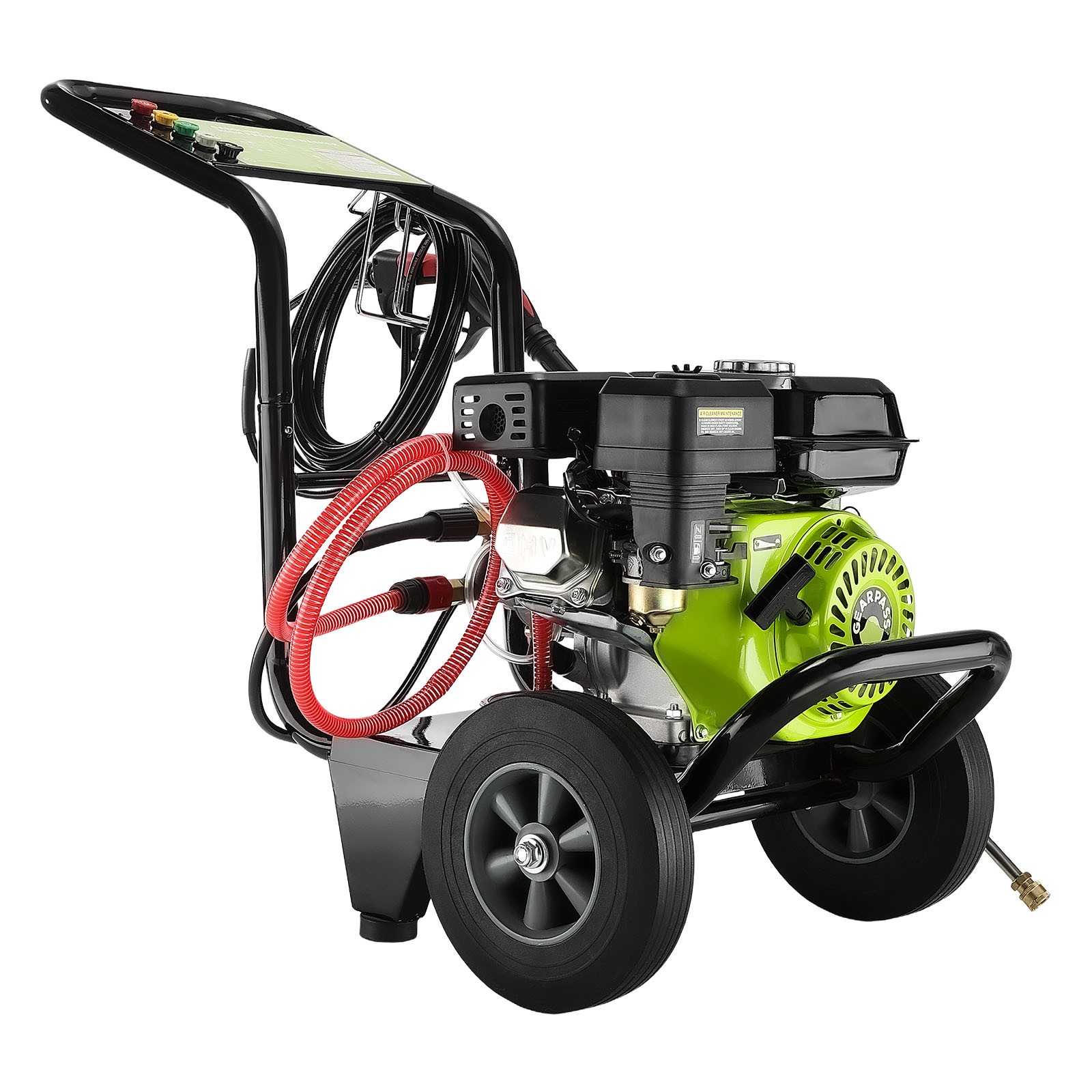 Gas Powered Washer Cold Water High Pressure Washer 3500PSI 2.6GPM 212cc 5Nozzles