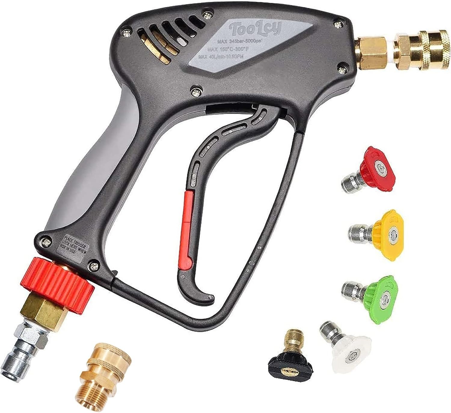 High-Performance 5000 PSI Short Gun for Gas Pressure Washers - Safe and Reliable - Image 3