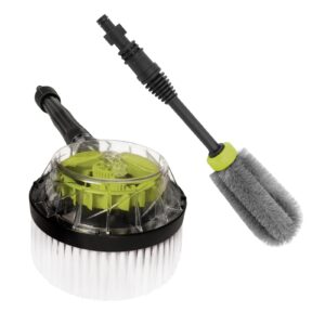 Sun Joe Car Cleaning Accessory Kit Pressure Washer Brush Set for SPX Series, CCK
