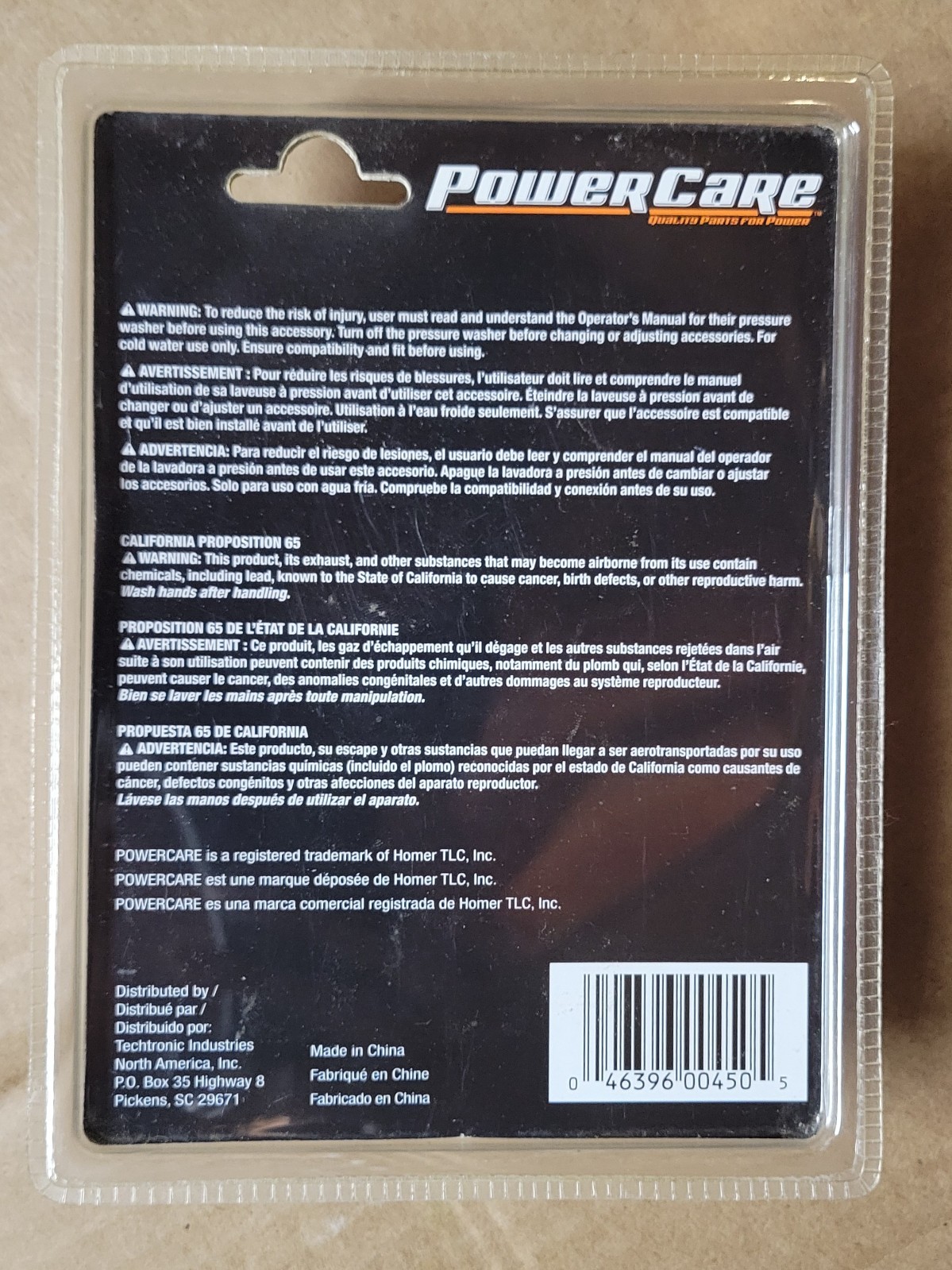 Power Care AP31081A Detergent Hose 3' Replacement for Pressure Washer powercare - Image 2