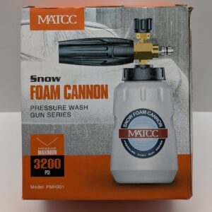 MATCC Snow Foam Adjustable Cannon For Pressure Washer Gun Series 1L Bottle