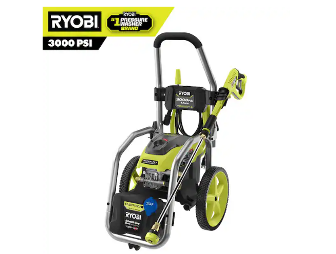 RYOBI 3000 PSI 1.1 GPM Cold Water Electric Pressure Washer