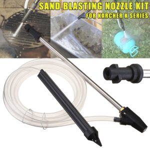 Stainless Steel Pressure Washer Sandblasting Attachment - Lightweight & Durable