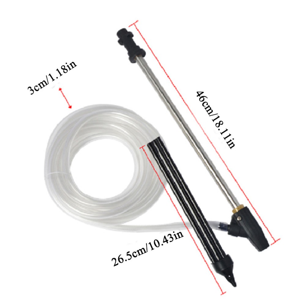 Stainless Steel Pressure Washer Sandblasting Attachment - Lightweight & Durable - Image 3