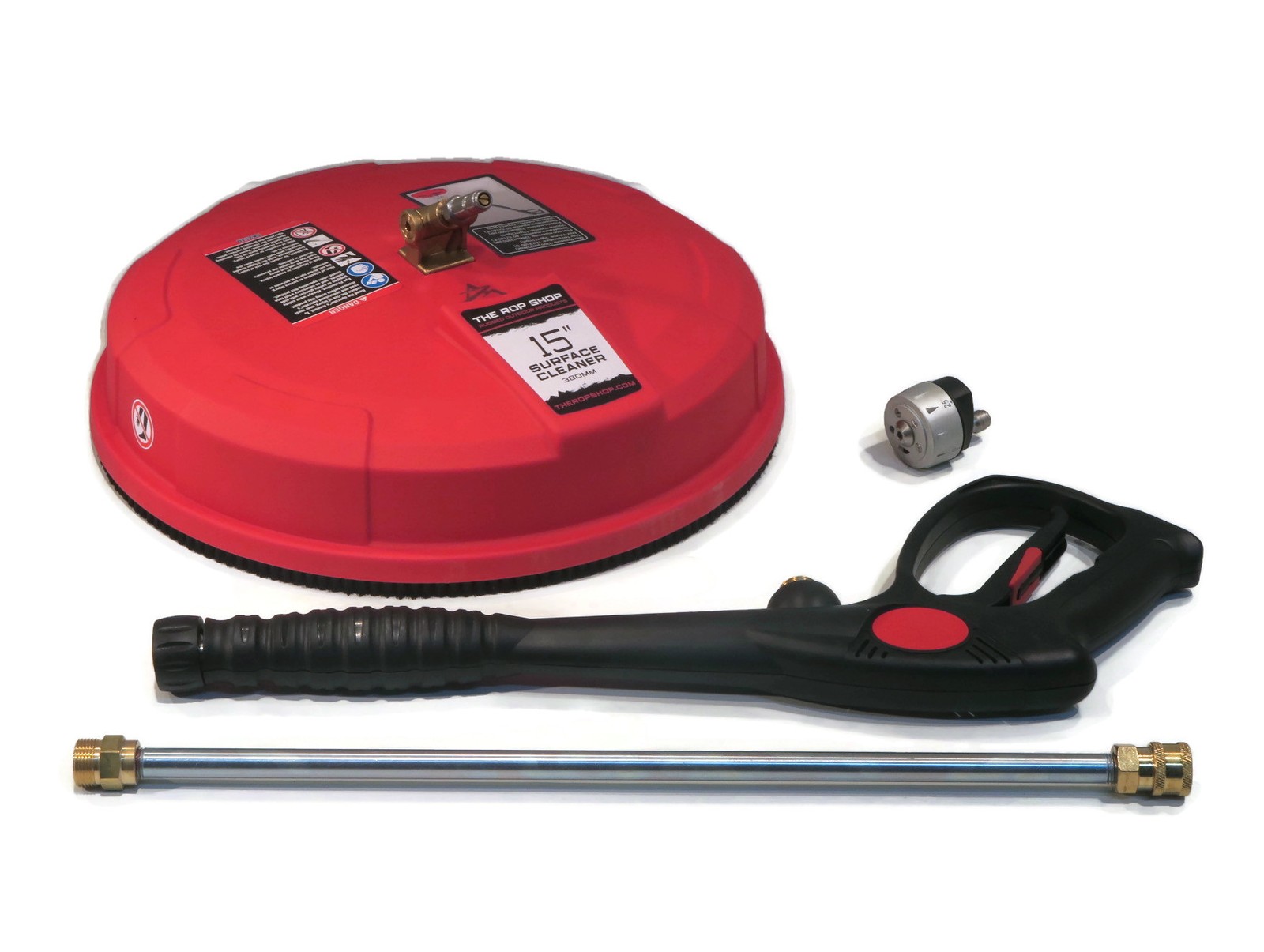Pressure Washer Accessories Kit with Surface Cleaner, Spray Gun, Wand & Nozzle