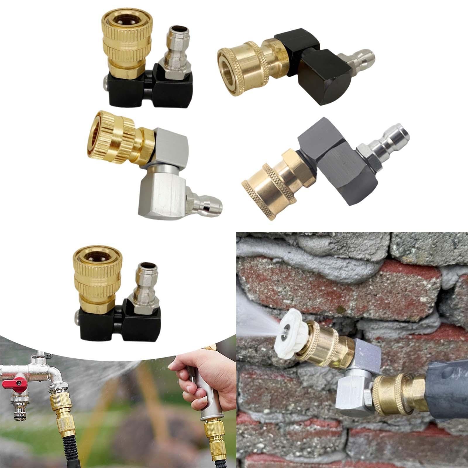 Pressure Washer Pivoting Coupler Accessories Sturdy Pressure Washer Adapter