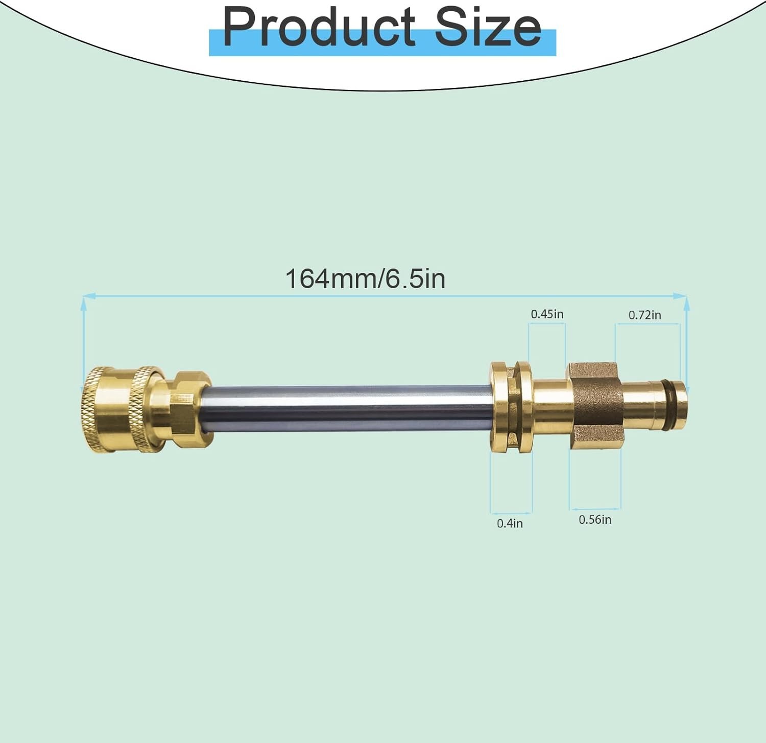 1/4 Inch Quick Connectoris suitable for sun joe pressure washer accessories -... - Image 3