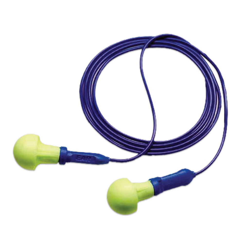 3M 318-1001 Push Ins CORDED Hearing Protection Ear Plugs Noise Reduction NRR 28 - Image 2