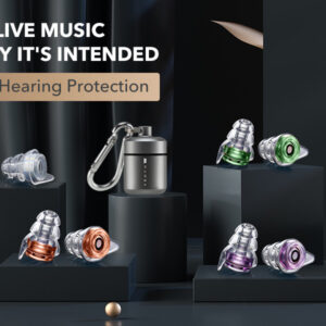 Mumba High Fidelity Ear Plugs 24dB Ear Protection for Music Festival DJ Musician