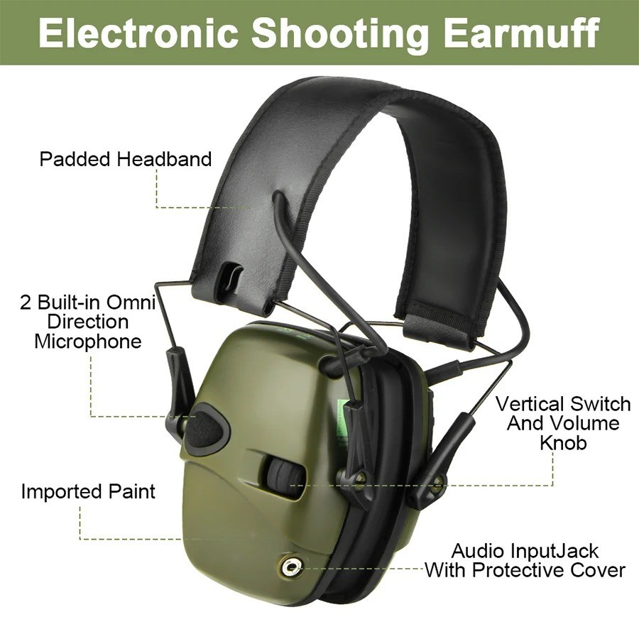 Electronic Ear Defenders Howard Leight Impact Sport Shooting Ear Protect Muffs - Image 4